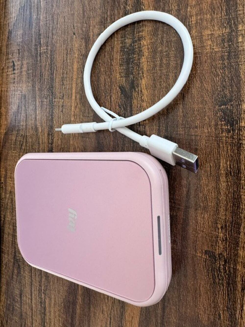 Canon Ivy Pink Mobile Color Photo Printer w/ USB Cable for 2x3 Paper